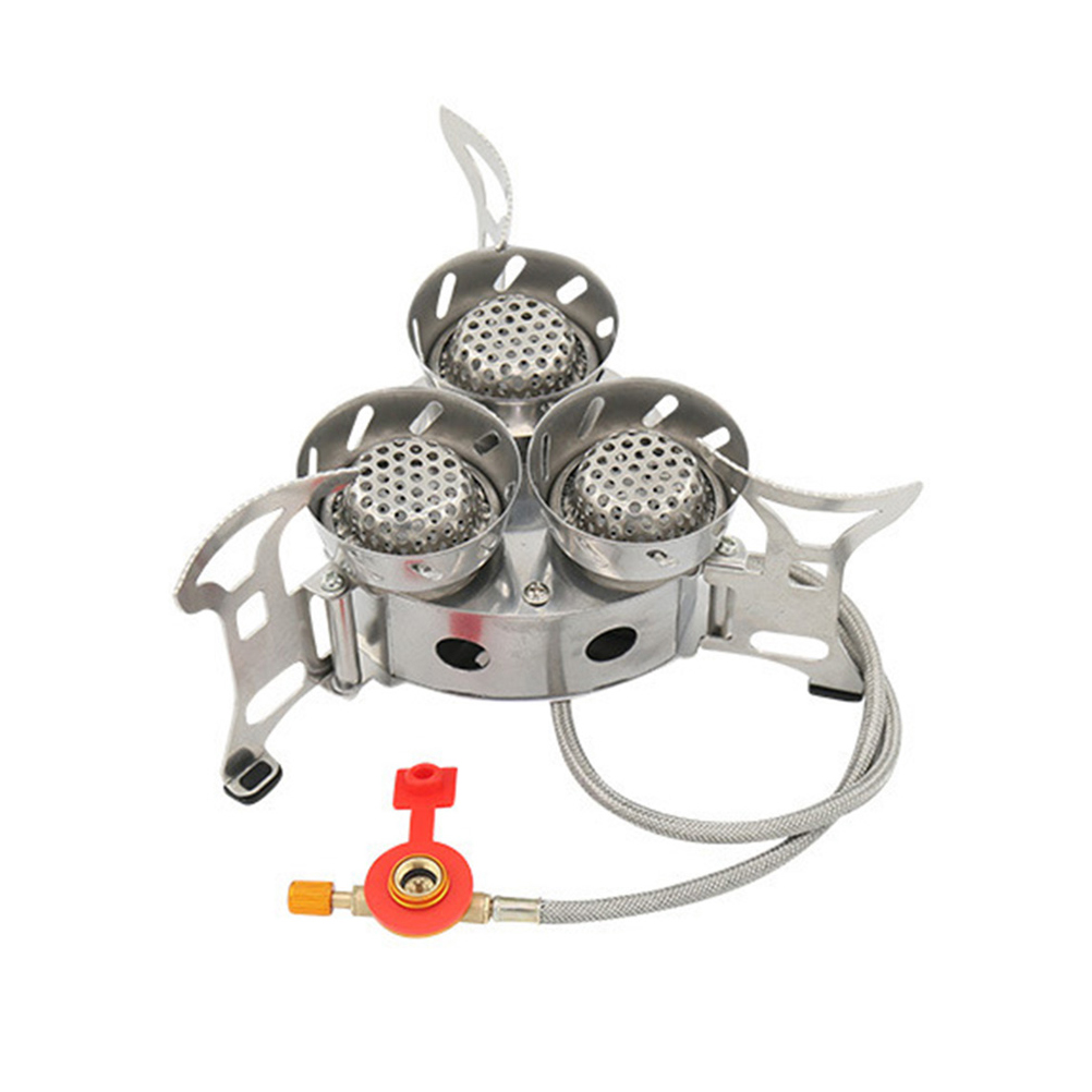 高出力防風屋外調理器具、収納バッグ、ポータブルキャンプスプリ - Camping Cooking Gas Stove Portable Tool のレビューと価格