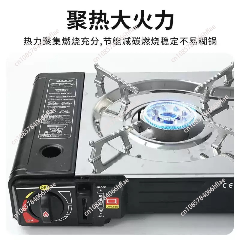 ポータブル2バーナーキャンプ用ガスコンロ、ピクニックやRVで - Camping Double Cooking Stove のレビューと価格