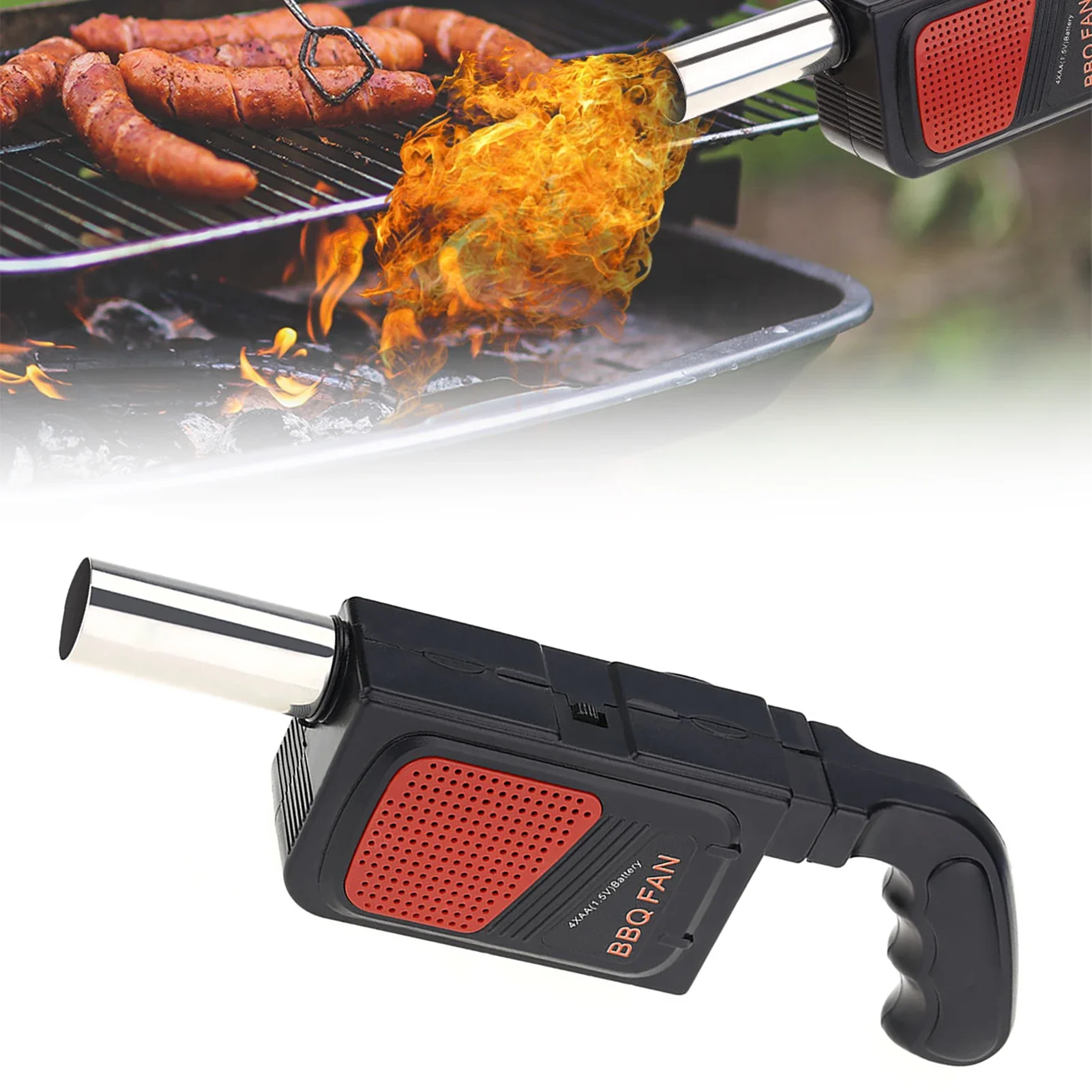 ポータブルハンドヘルド電気バーベキューファン送風機屋外キャン - Camping Cooking Unit のレビューと価格